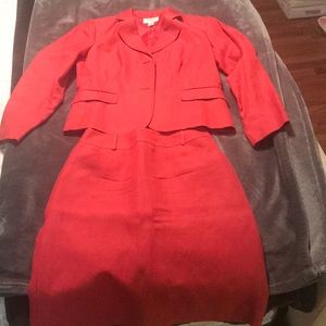 Beautiful Linen/silk skirt suit